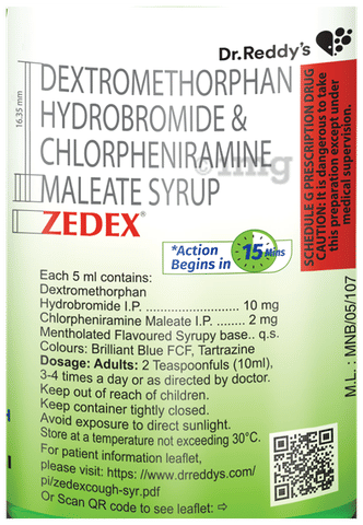 Zedex Cough Syrup image