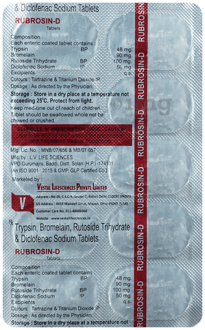 Rubrosin-D Tablet image