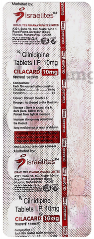 Cilacard 10mg Tablet image Cilacard 10mg Tablet image