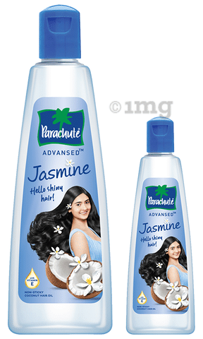 Parachute Advansed Jasmine Non Sticky Coconut Hair Oil 400 Ml With Free  90 Ml Pack  Medanand