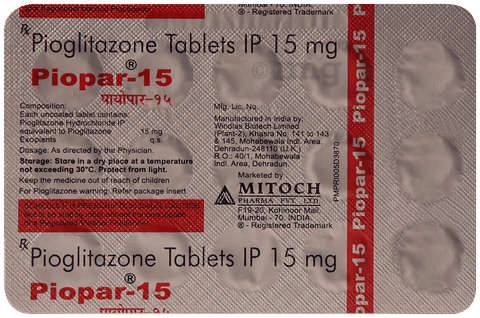 Piopar 15 Tablet image Piopar 15 Tablet image