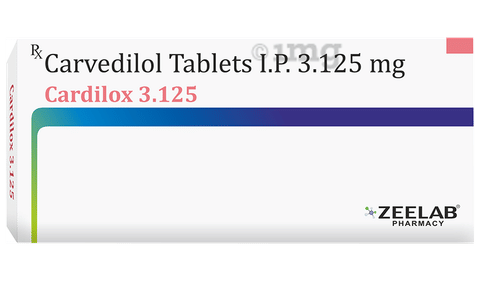 Cardilox 3.125mg Tablet image Cardilox 3.125mg Tablet image