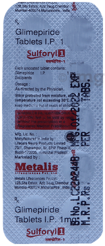 Sulforyl 1mg Tablet image