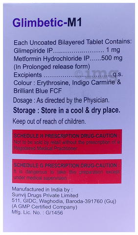 Glimbetic-M1 Tablet image