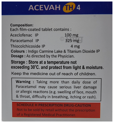 Acevah TH 4 Tablet