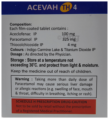 Acevah TH 4 Tablet image