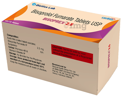 Bisoprex 2.5 Tablet image
