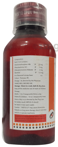Oritus D Syrup New Improved