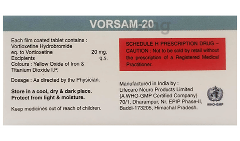 Vorsam 20 Tablet image