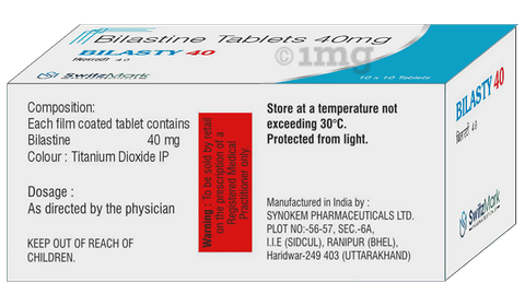 Bilasty 40 Tablet image