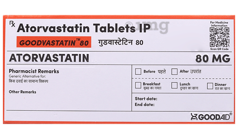 Goodvastatin 80 Tablet image