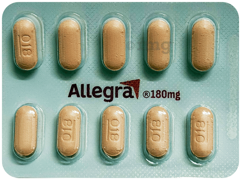 Allegra 180mg Tablet image Allegra 180mg Tablet image