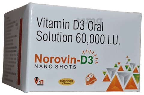 Norovin-D3 Nano Shots (5ml Each) Butterscotch Sugar Free