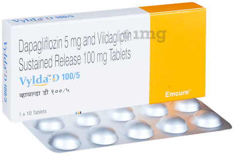 Vylda D 5mg/100mg Tablet