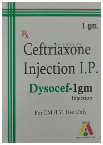 Dysocef 1 Gm Injection image