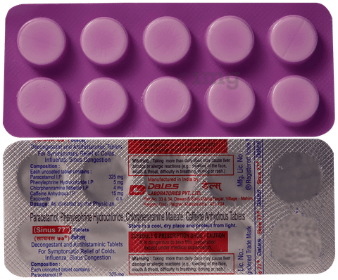 Sinus 77 Tablet image