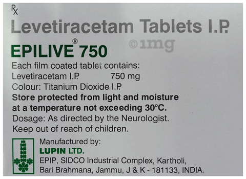 Epilive 750 Tablet image