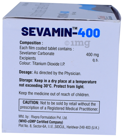 Sevamin 400 Tablet image