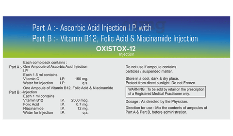 Oxistox 12 Injection image Oxistox 12 Injection image