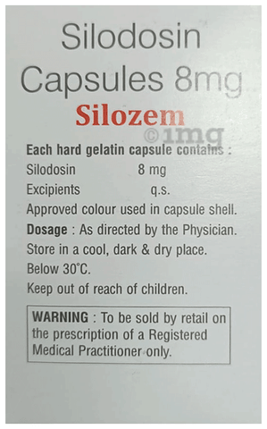 Silozem 8mg Capsule image Silozem 8mg Capsule image