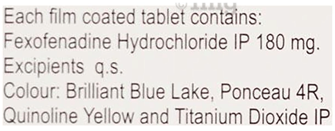 Fexair 180mg Tablet image