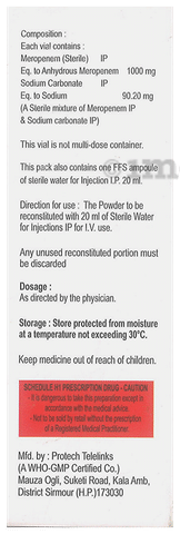 Bactocyte 1g Injection