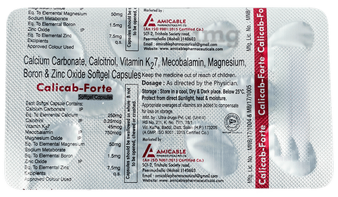 Calicab Forte Softgel Capsule 4