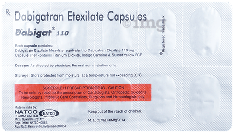 Dabigat 110 Capsule image
