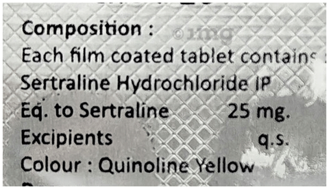 Sertin 25 Tablet image