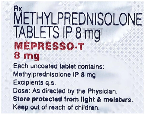 Mepresso T 8mg Tablet image