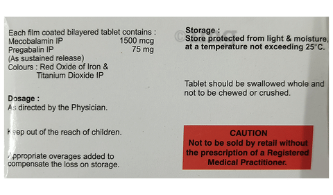 Pegnerve-M 75 Tablet SR image