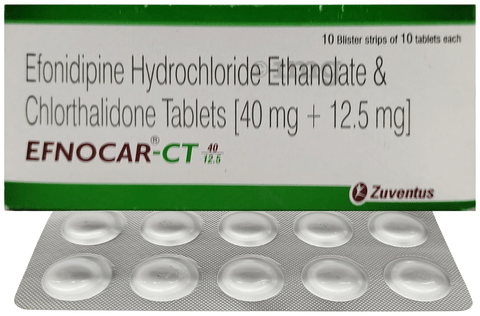 Efnocar-CT 40/12.5 Tablet image Efnocar-CT 40/12.5 Tablet image