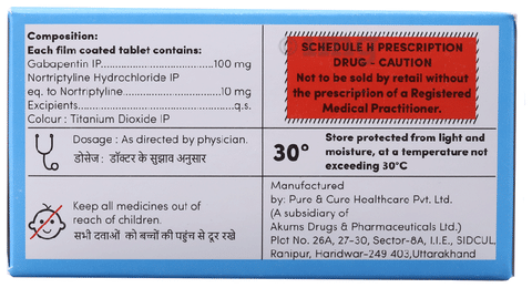 Gabtriptylineaid NT 100/10 Tablet
