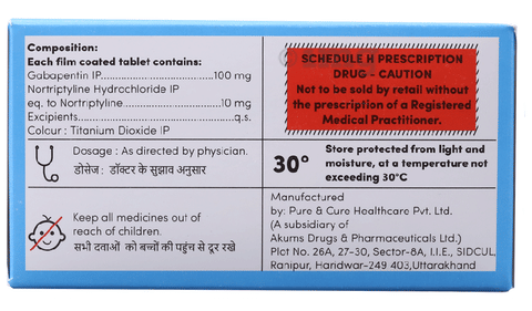Gabtriptylineaid NT 100/10 Tablet image