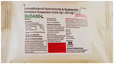 Budase-L Respules (2ml Each) 4
