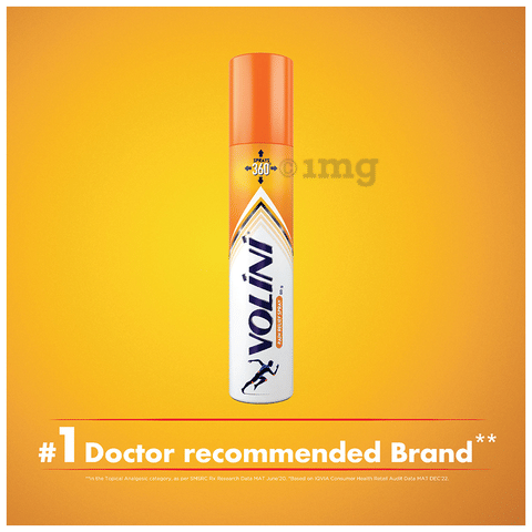 Volini Spray for Sprain, Muscle and Joint Pain Relief | Quick Action | Long-Lasting Relief | Bone, Joint & Muscle Care image