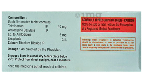 Telmipin 40 Tablet image