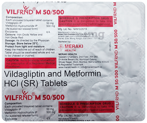 Vilfrnd M 50/500 Tablet SR