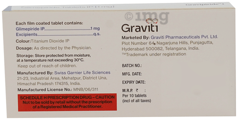 Gravipiride 1 Tablet image Gravipiride 1 Tablet image