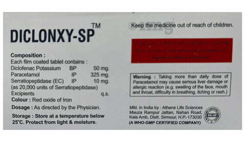 Diclonxy-SP Tablet image Diclonxy-SP Tablet image