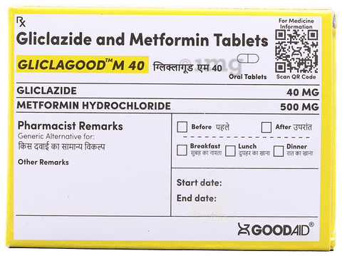 Gliclagood M 40 Tablet image Gliclagood M 40 Tablet image