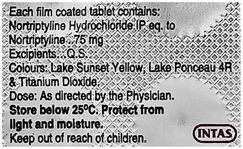 Nortimer 75mg Tablet image Nortimer 75mg Tablet image