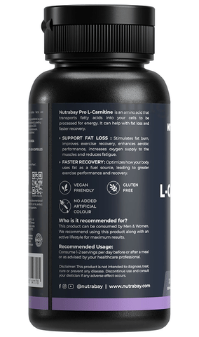 nutrabay pro l-carnitine L-Carnitine | L Carnitine Supplements in India main image 1