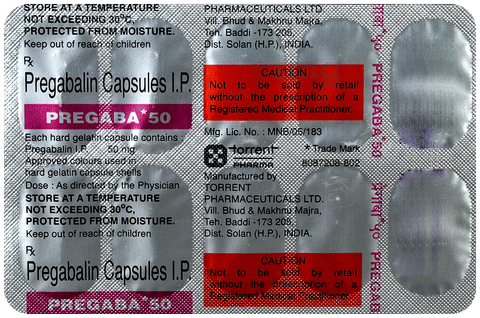 Pregaba 50 Capsule image