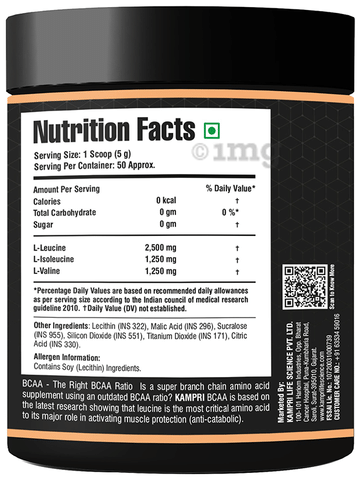 Dr. Nutra BCAA Optimized Branched-Chain Amino Acids Watermelon