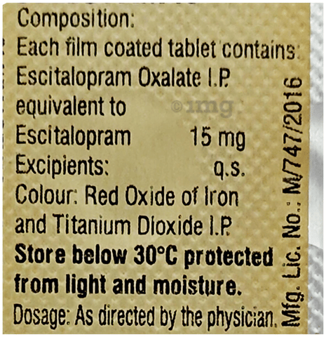 Stalopam 15mg Tablet image