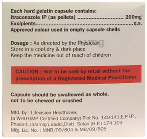 Itraqure 200 Capsule image