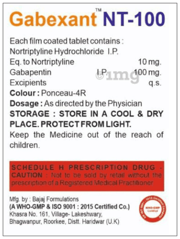 Gabexant NT 100 Tablet image