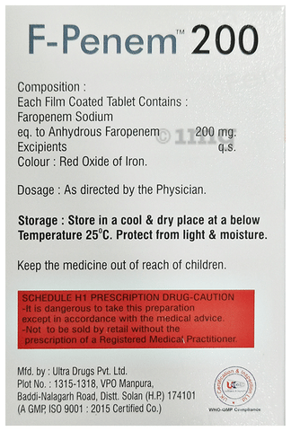 F-Penem 200 Tablet image F-Penem 200 Tablet image