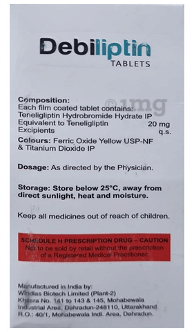 Debiliptin 20mg Tablet image